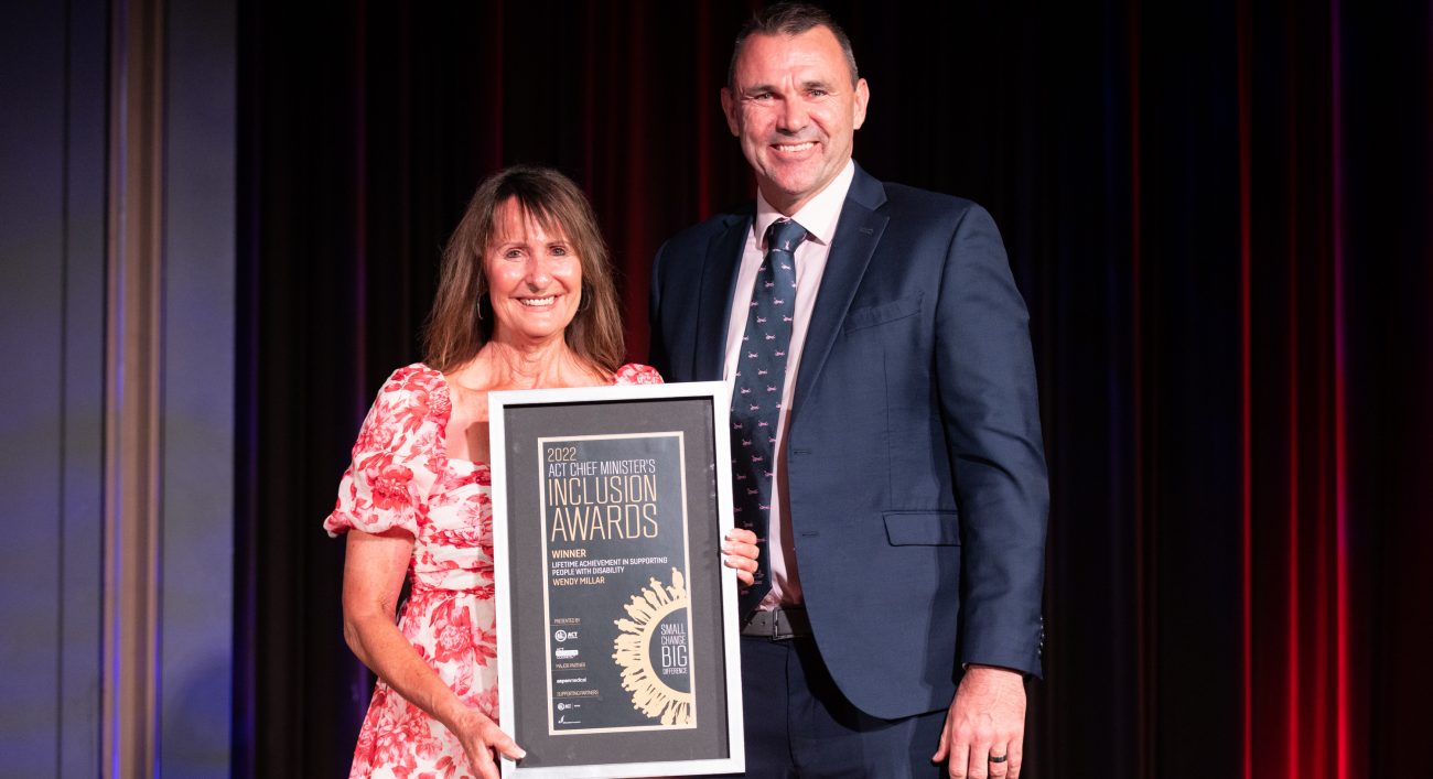 Lifetime Achievement in Supporting People with Disability - Wendy Millar